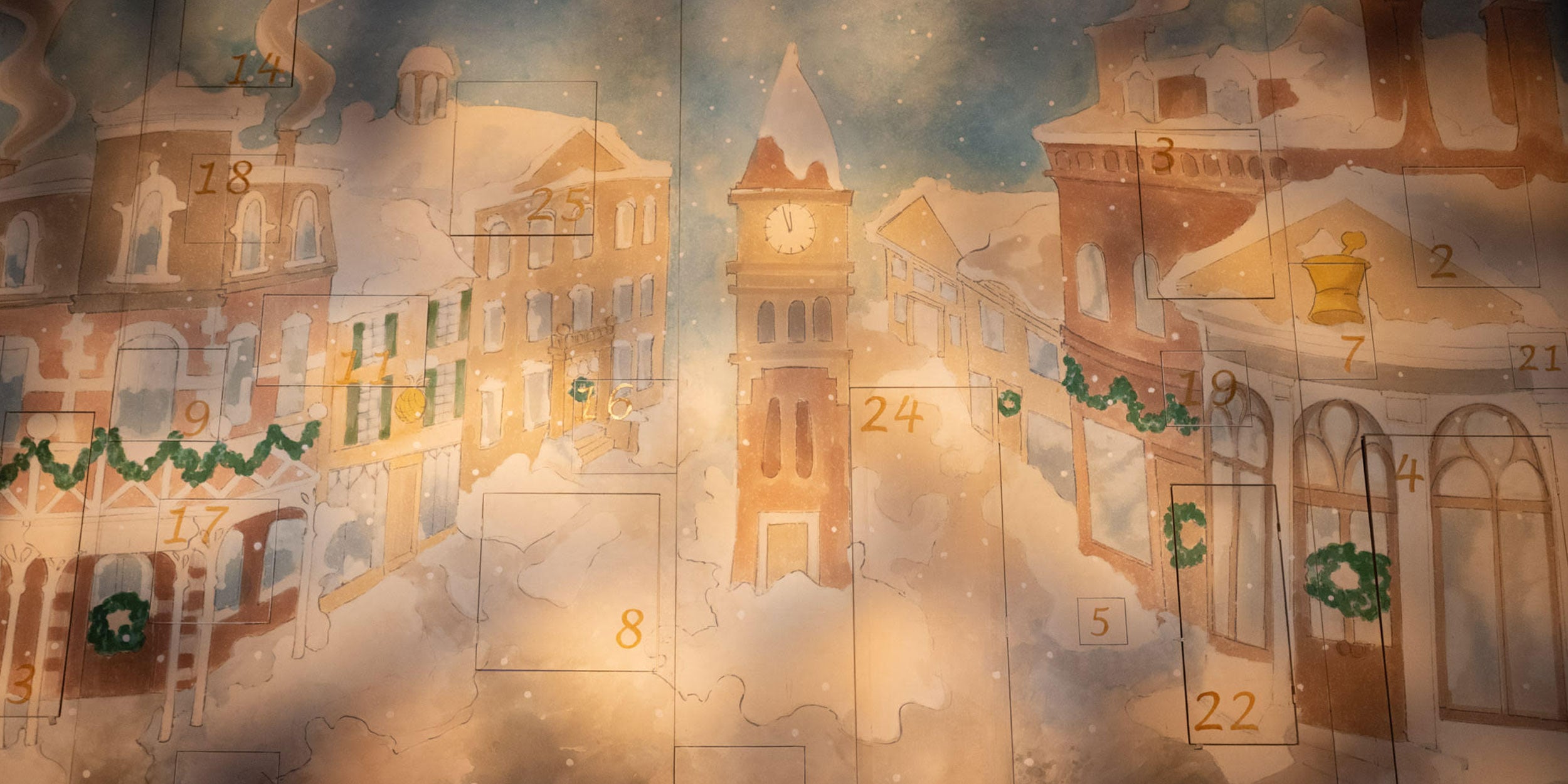 Scenic design by Christine Lohre for A Christmas Carol. Photo by David Cooper.